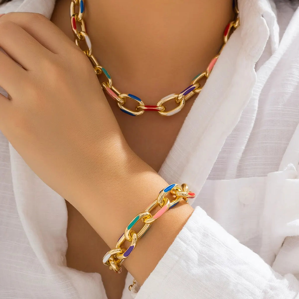 Set Fabrizzio Luxe - Collar y Pulsera Premium